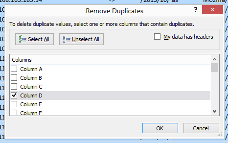 remove-duplicate-ip-entries